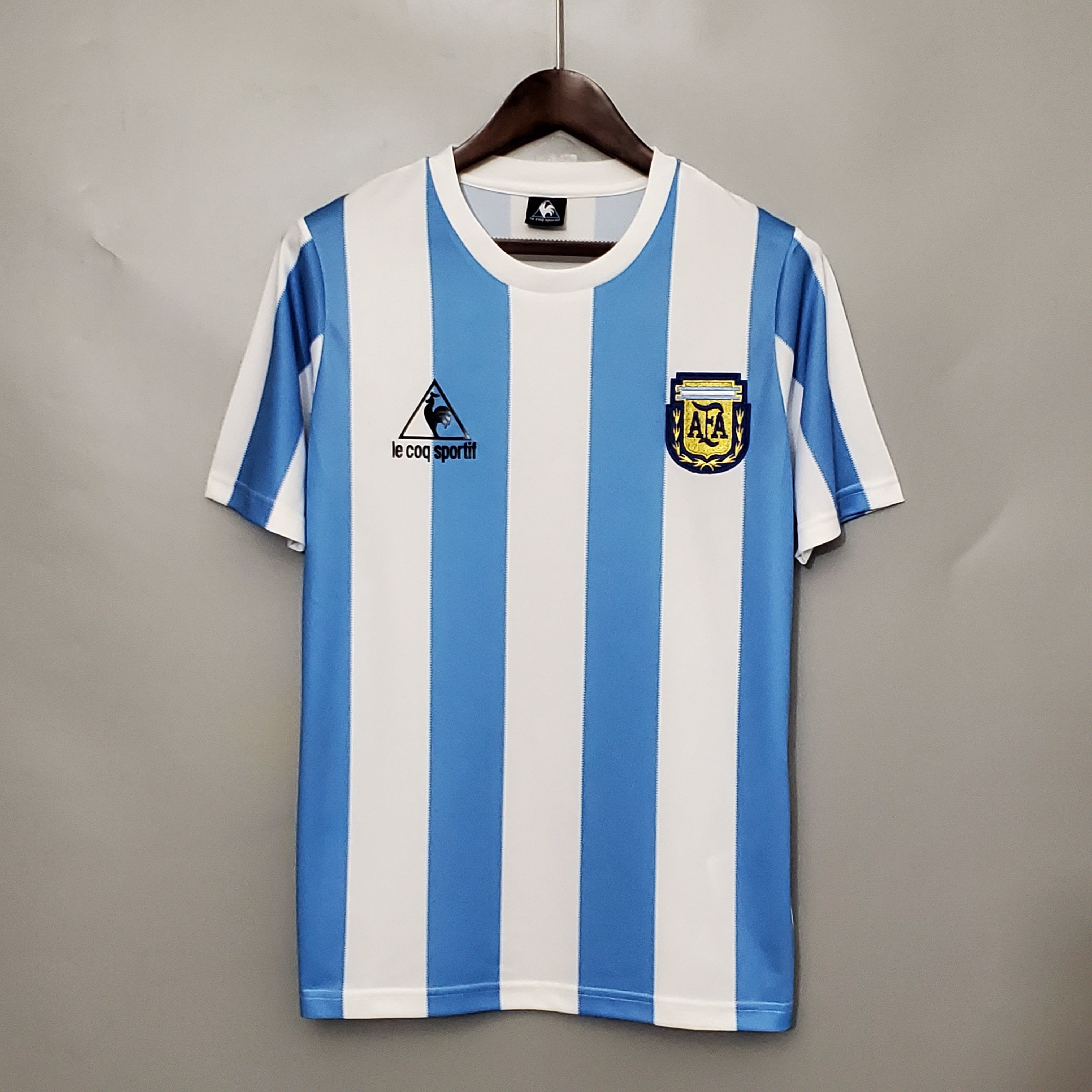 Argentina Home Retro Soccer Jersey World Cup 1986