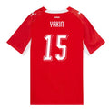 Switzerland Murat Yakin 15 Home Soccer Jersey World Cup 2026