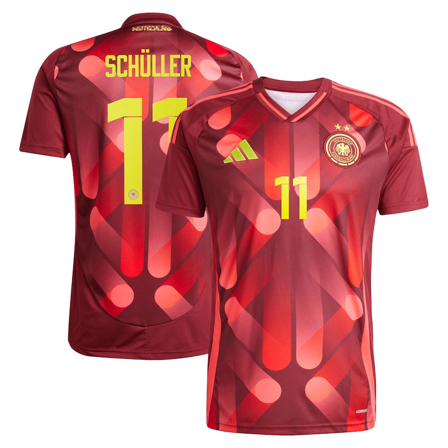 Germany Lea Schüller 11 Away Soccer Jersey UEFA Euro 2025