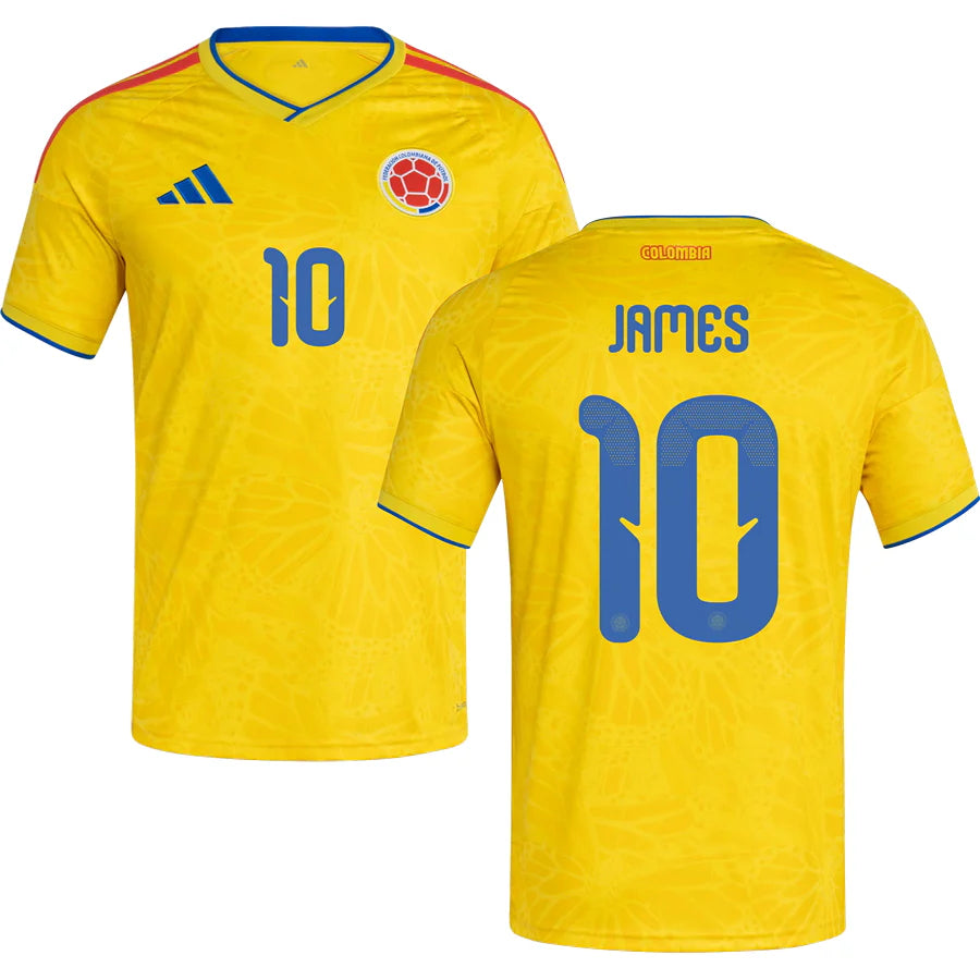 Colombia James Rodríguez 10 Home Soccer Jersey World Cup 2026