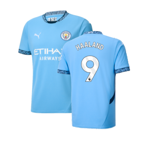 Manchester City Erling Haaland 9 Home Soccer Jersey 2024/25