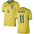 Brazil Raphinha 11 Home Soccer Jersey World Cup 2026
