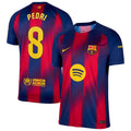 FC Barcelona Pedri 8 Home Soccer Jersey 2025-2026
