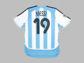 Argentina Lionel Messi 19 Home Retro Soccer Jersey World Cup 2006