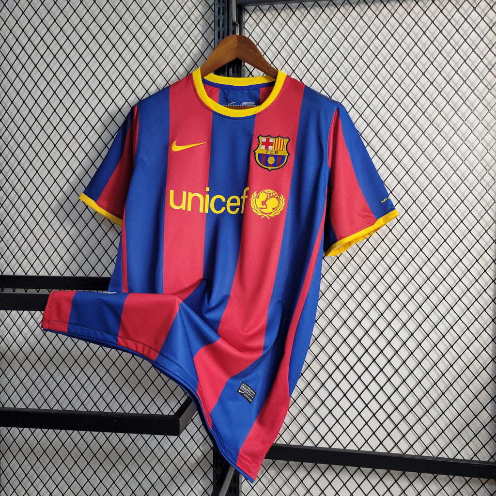 FC Barcelona Lionel Messi 10 Retro Home Soccer Jersey 2010-2011