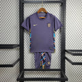 England Kids Away Soccer Jersey UEFA Euro 2024