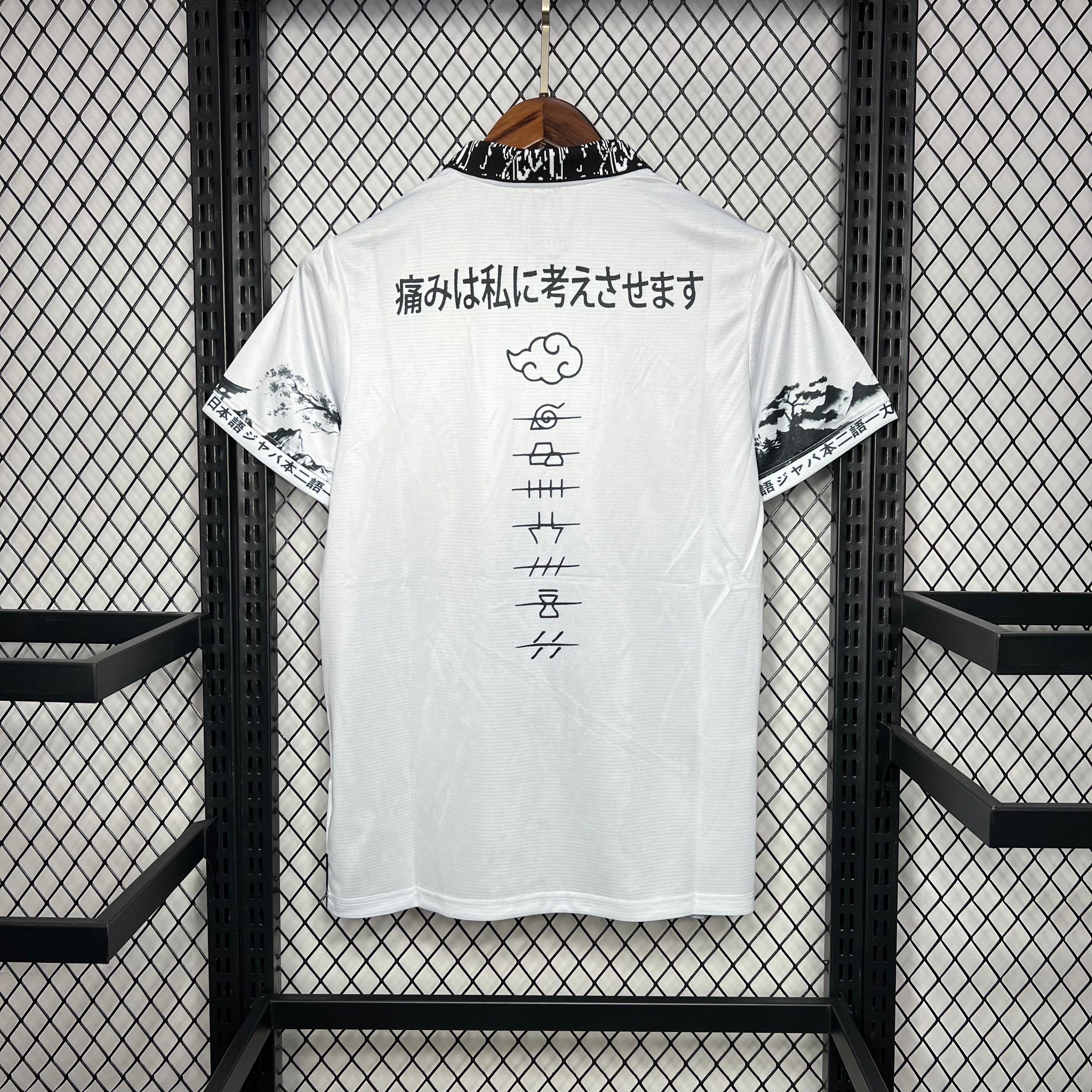 Japan Naruto Uzumaki Special Edition Soccer Jersey 2024/25 - White