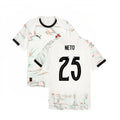 Portugal Pedro Neto 25 Away Soccer Jersey 2025/26