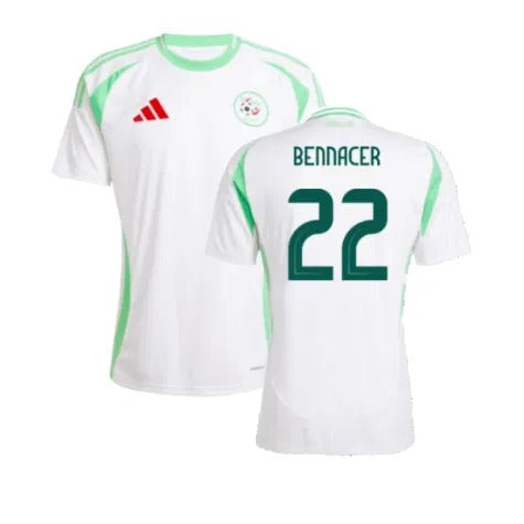 Algeria Ismael Bennacer 22 Home Soccer Jersey 2024/25