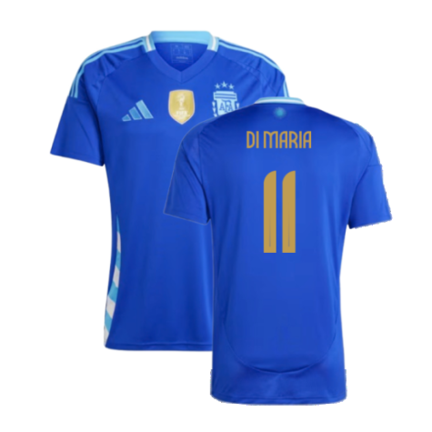 Argentina Angel Di Maria 11 Away Soccer Jersey 2024/25