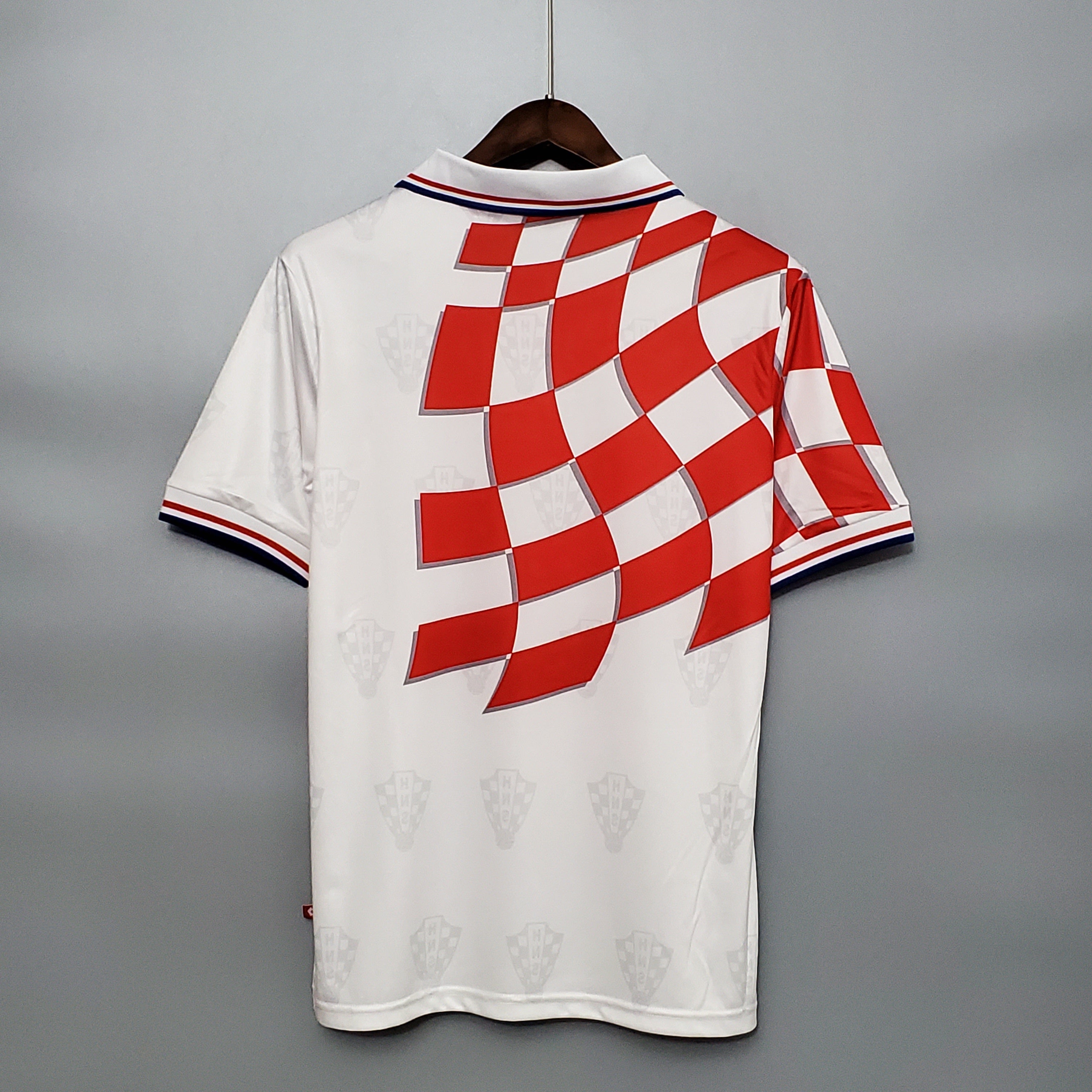 Croatia Away Retro Soccer Jersey World Cup 1998