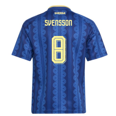 Sweden Daniel Svensson 8 Away Soccer Jersey World Cup 2026