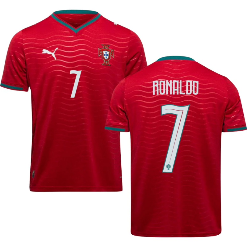 Portugal Cristiano Ronaldo 7 Home Soccer Jersey World Cup 2026