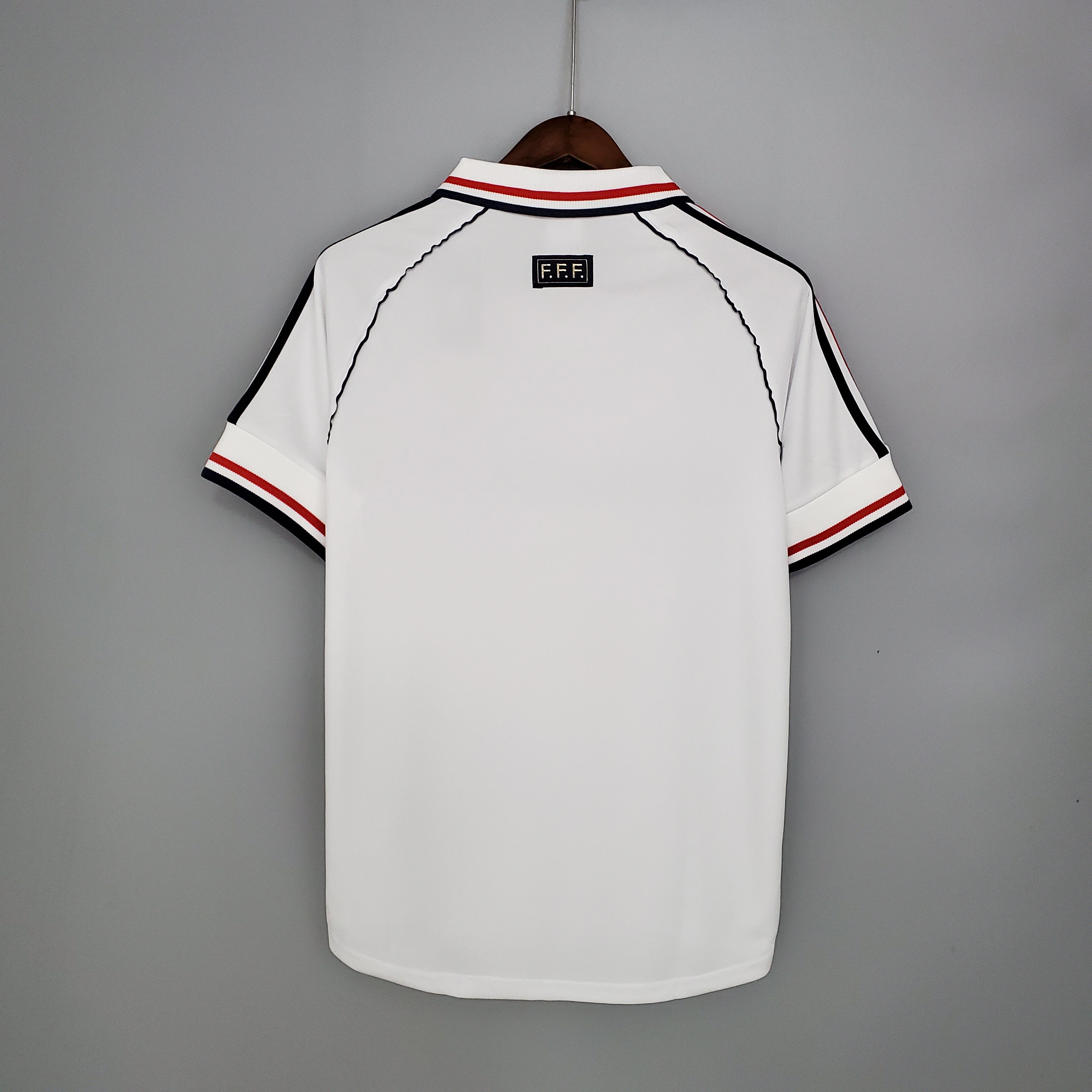 France Away Retro Soccer Jersey World Cup 1998