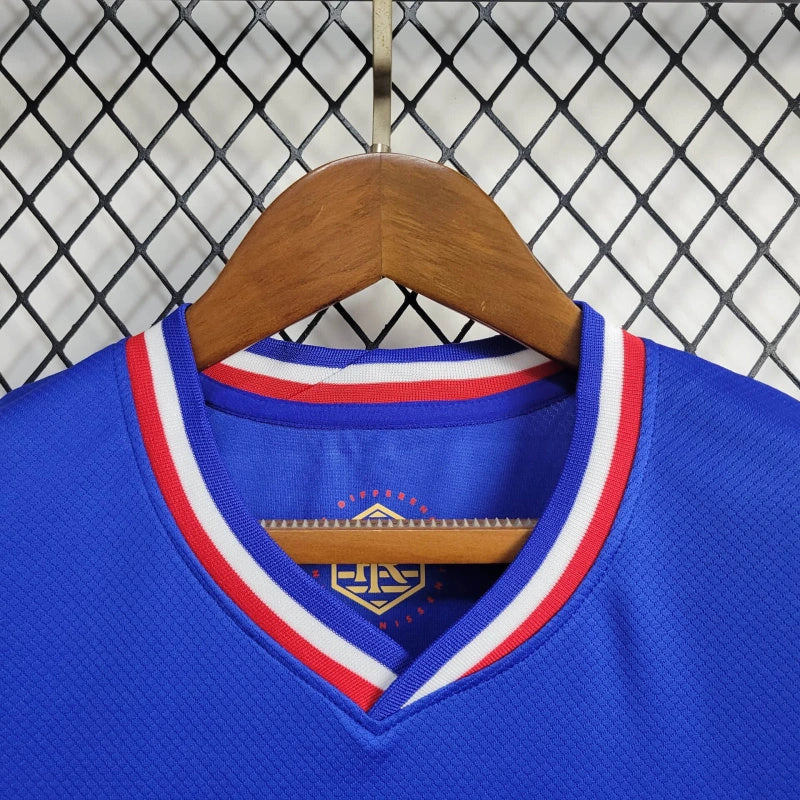 Women's France Ousmane Dembélé 11 Home Soccer Jersey Euro 2024