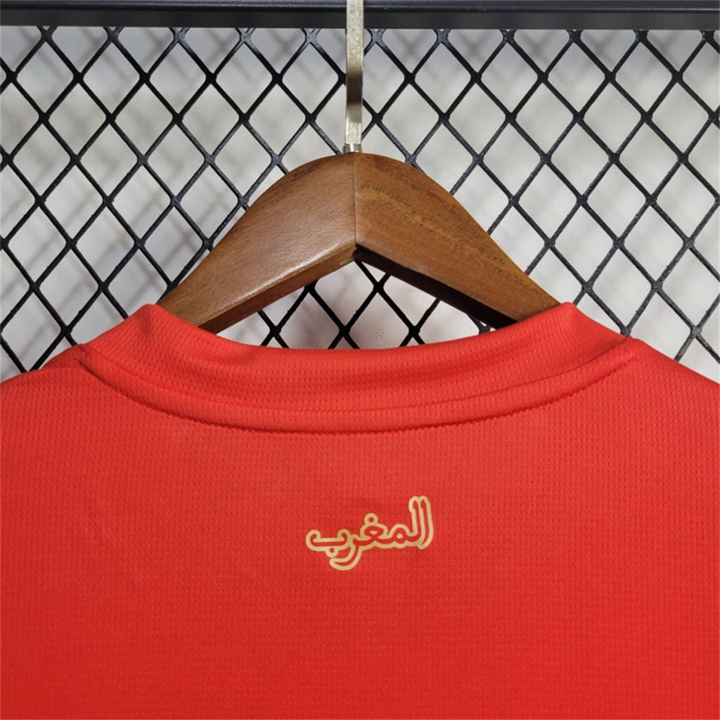 Morocco Azzedine Ounahi 8 Home Soccer Jersey 2024/25