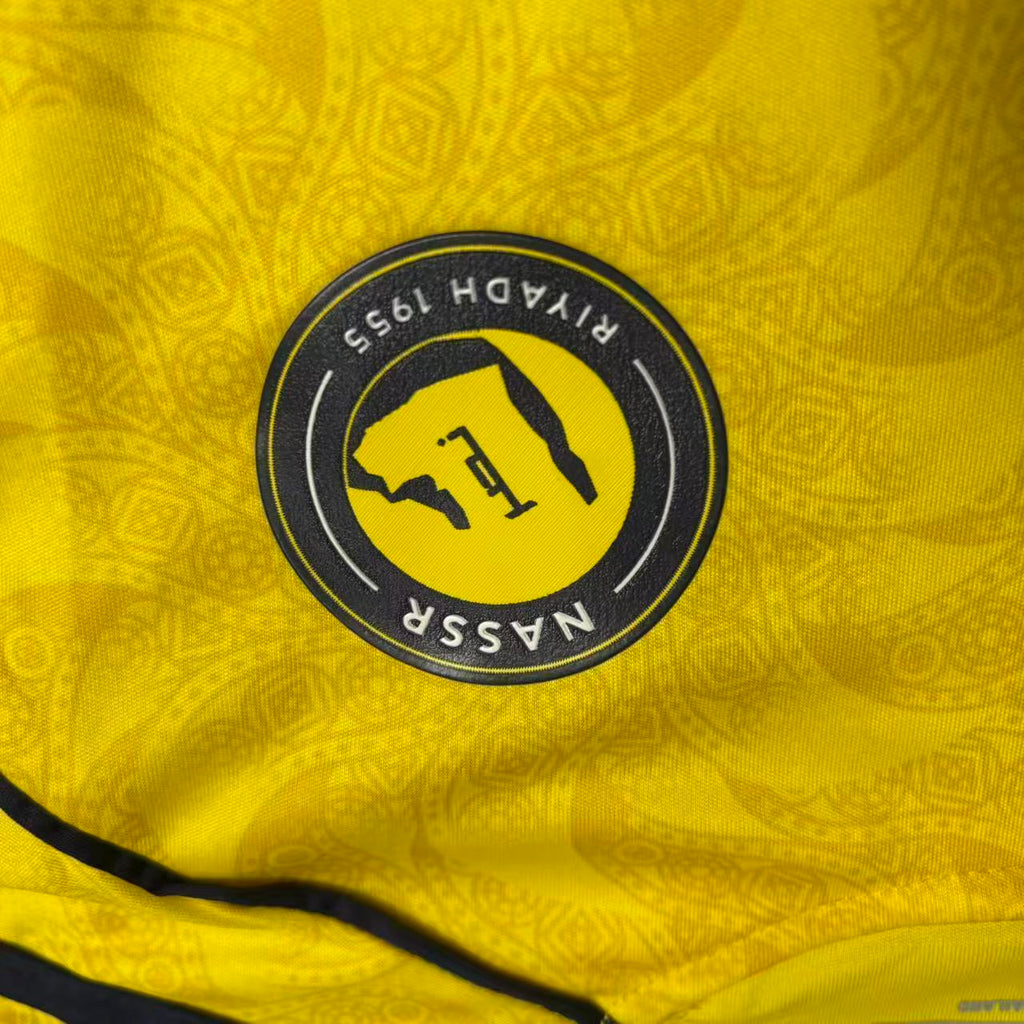 Al Nassr Cristiano Ronaldo 7 Kids Home Soccer Jersey 2025-2026