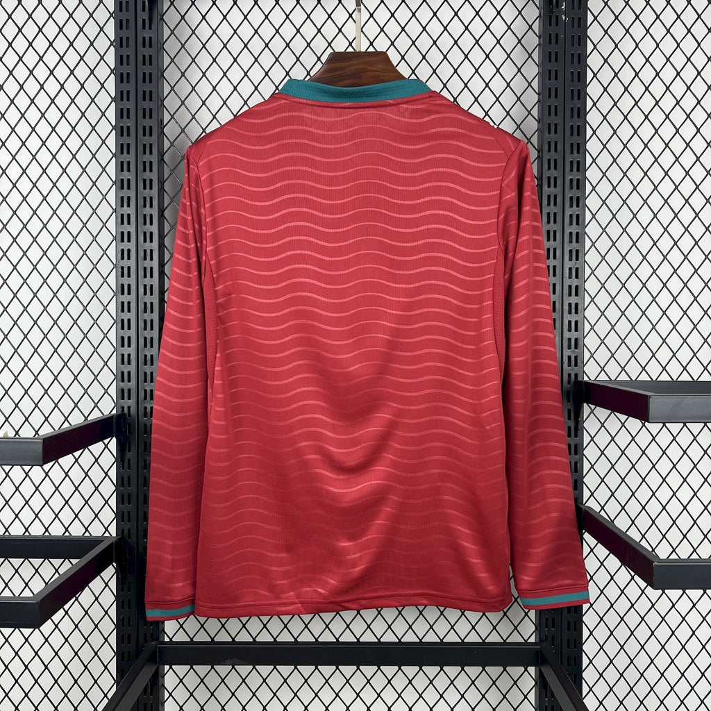 Portugal Long Sleeve Home Soccer Jersey World Cup 2026