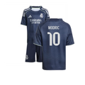 Real Madrid Luka Modrić 10 Kids Away Soccer Jersey 2025-2026