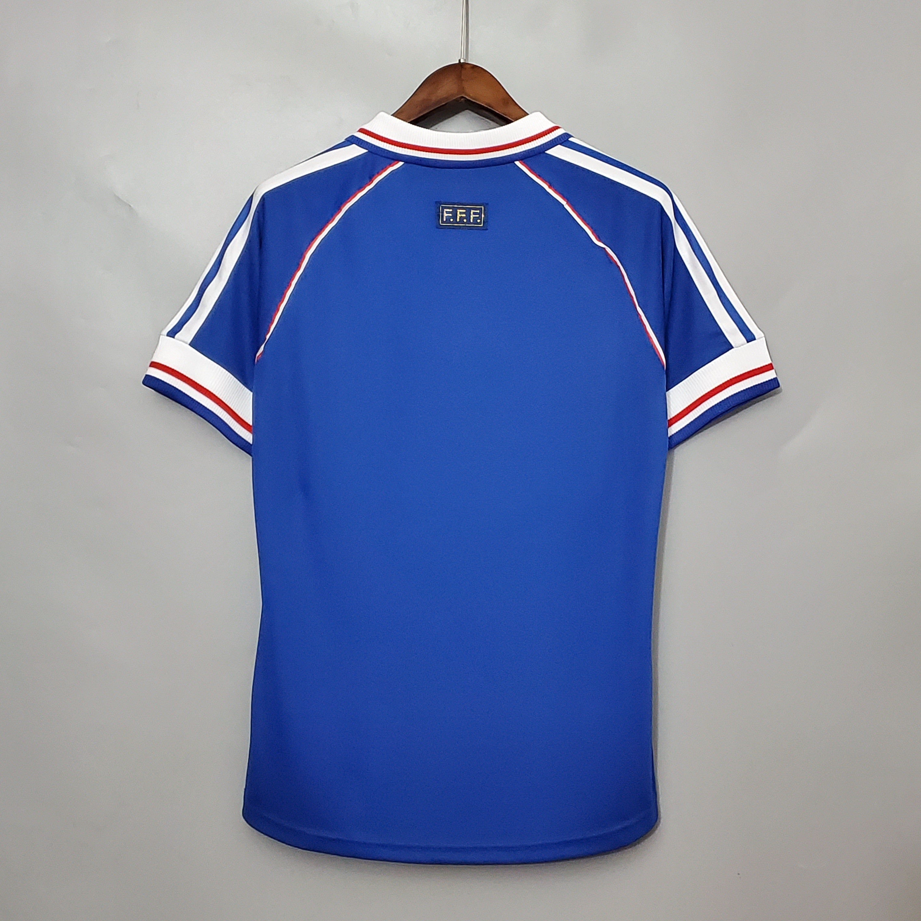 France Home Retro Soccer Jersey World Cup 1998
