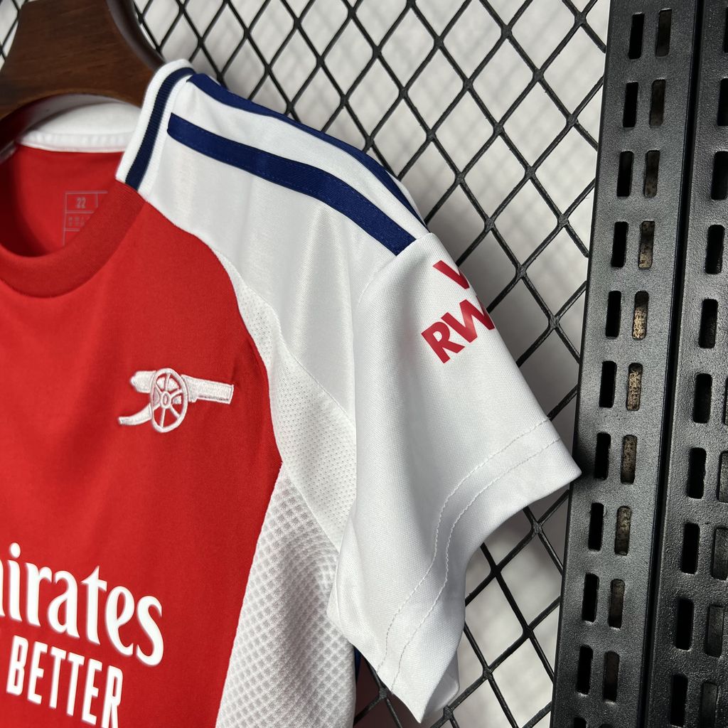 Arsenal Declan Rice 41 Kids Home Soccer Jersey 2024/25