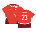 Switzerland Xherdan Shaqiri 23 Home Soccer Jersey Euro 2024