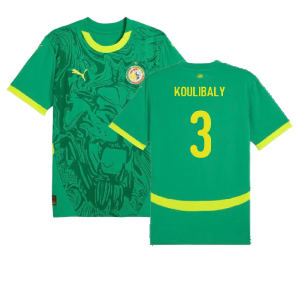 Senegal Kalidou Koulibaly 3 Away Soccer Jersey 2024/25