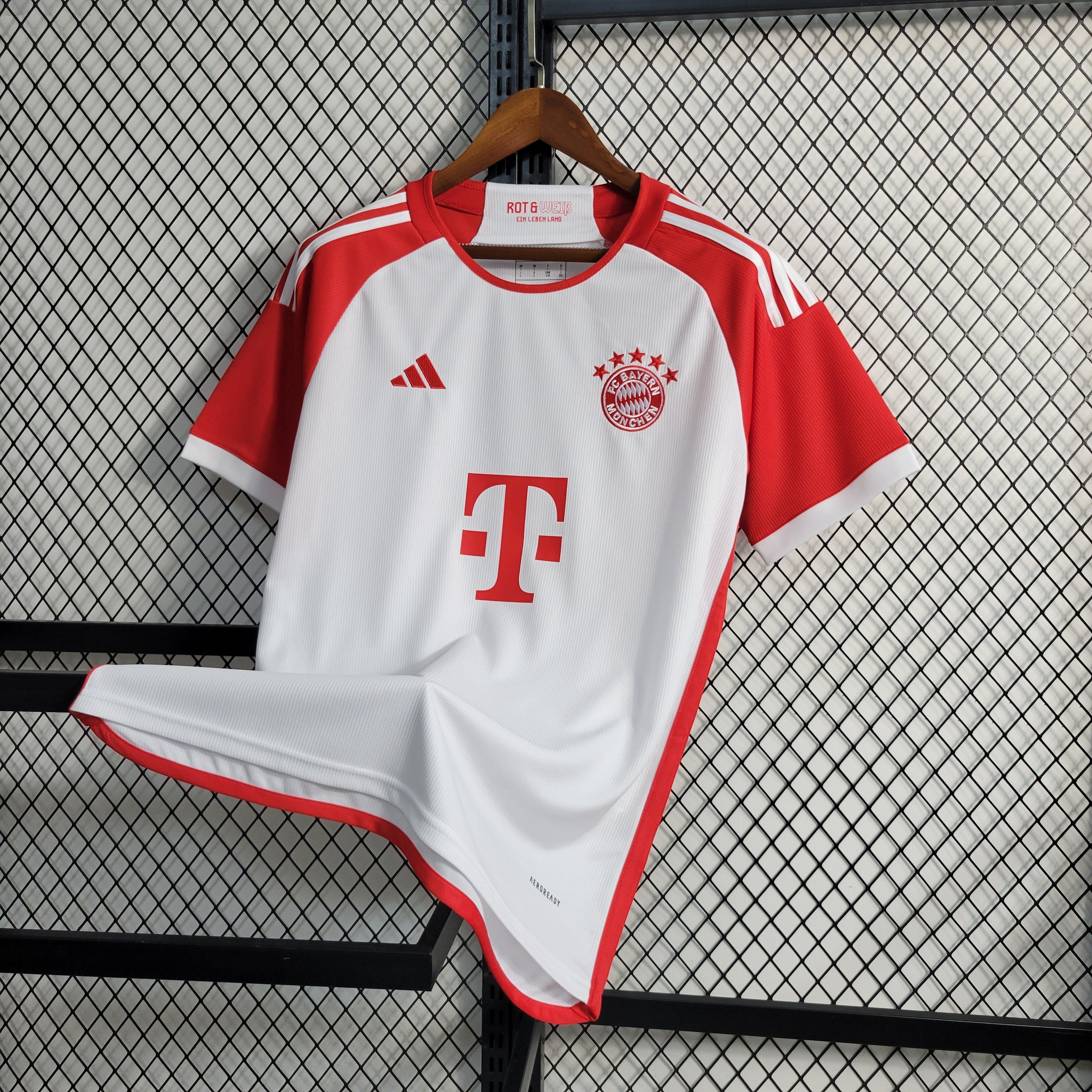 Bayern Munich Jamal Musiala 42 Home Soccer Jersey 2023/24