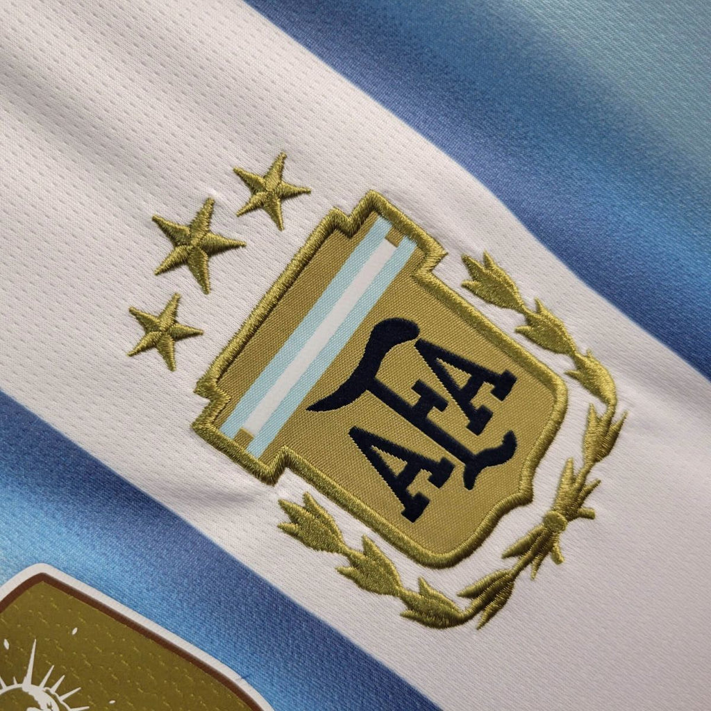 Argentina Long Sleeve Home Soccer Jersey World Cup 2026