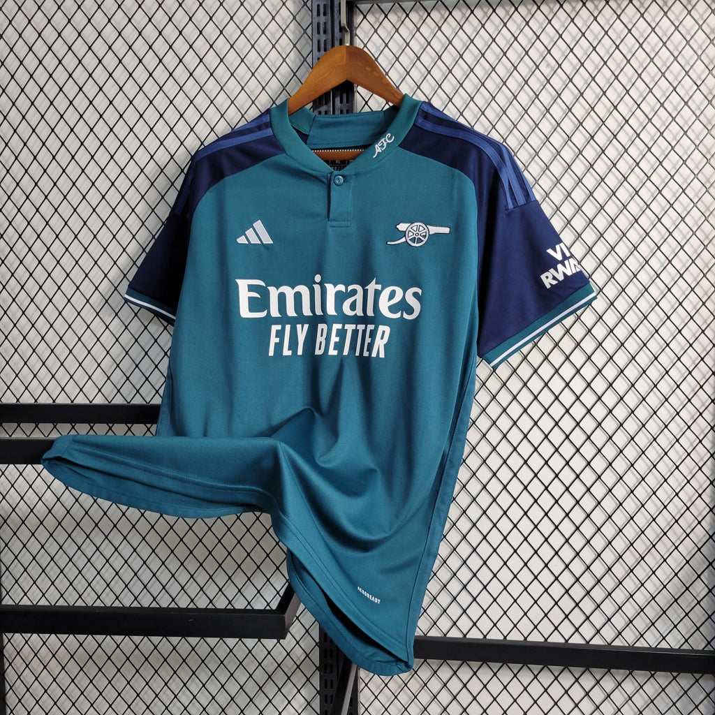 Arsenal Declan Rice 41 Third Soccer Jersey 2023/24