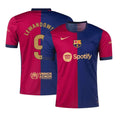 FC Barcelona Robert Lewandowski 9 Home Soccer Jersey 2024/25