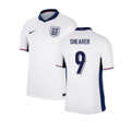 England Alan Shearer 9 Home Soccer Jersey Euro 2024