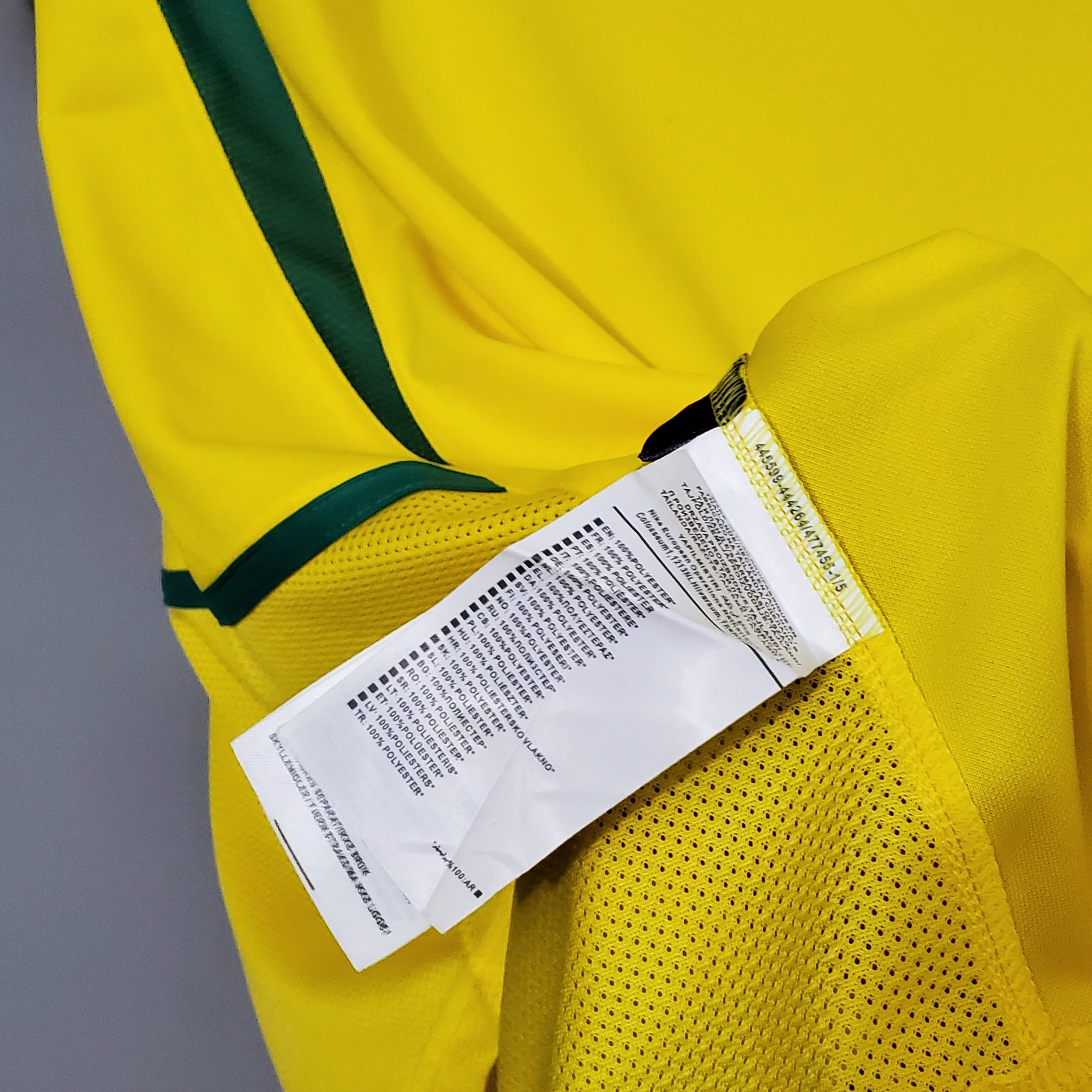 Brazil Retro Home Soccer Jersey World Cup 2002