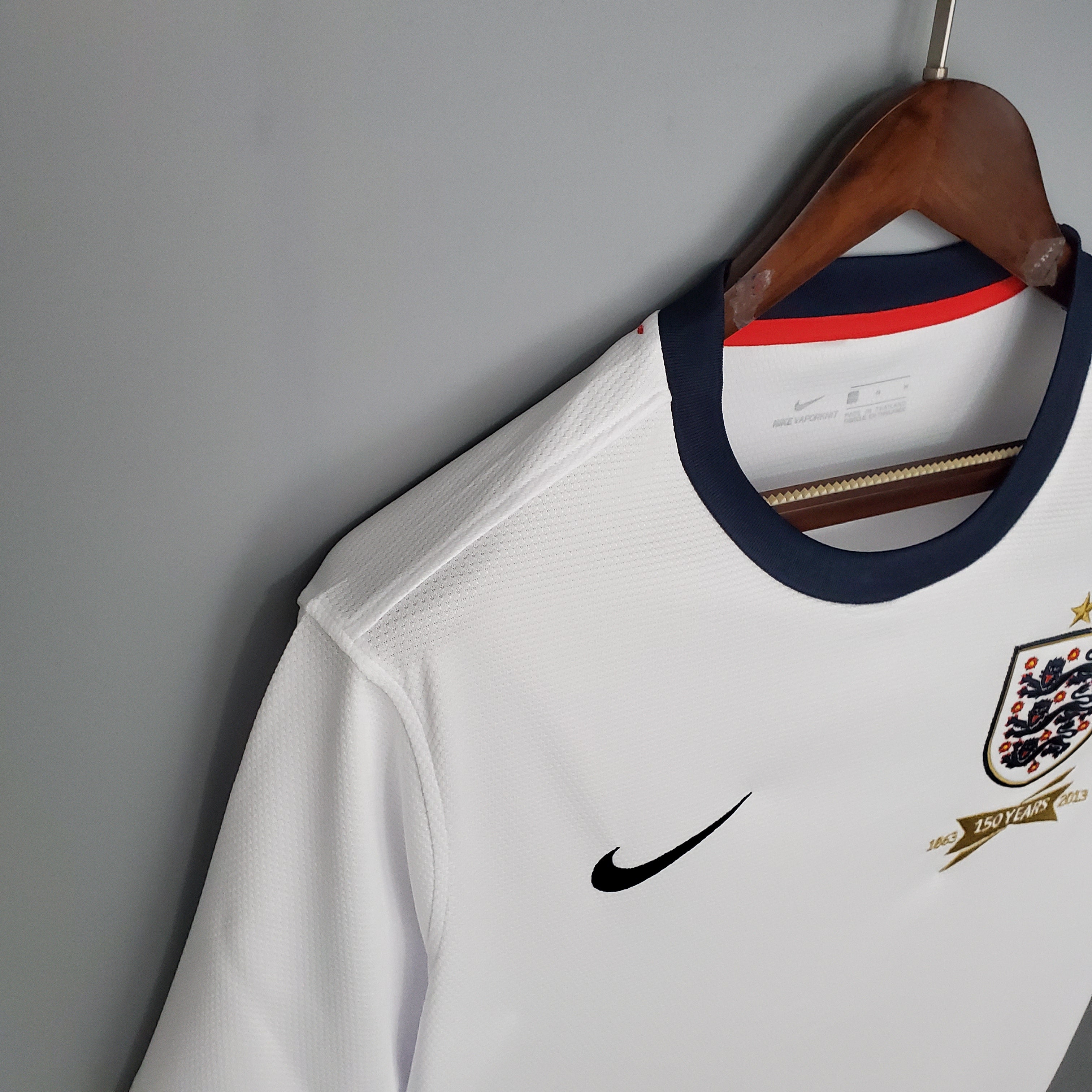 England Retro 2013 150th Anniversary Stadium Home Soccer Jersey