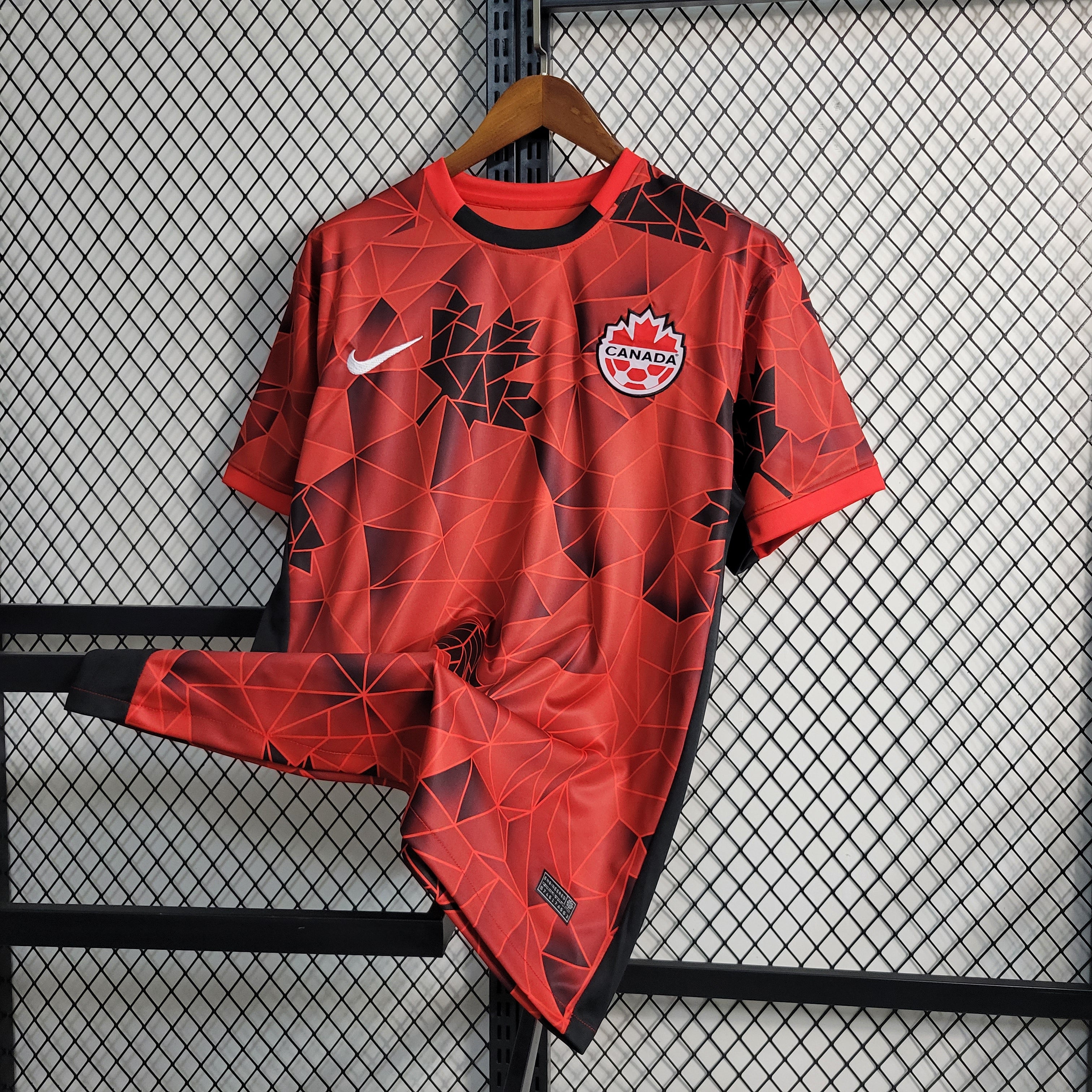 Canada Cyle Larin 17 Home Soccer Jersey World Cup 2023