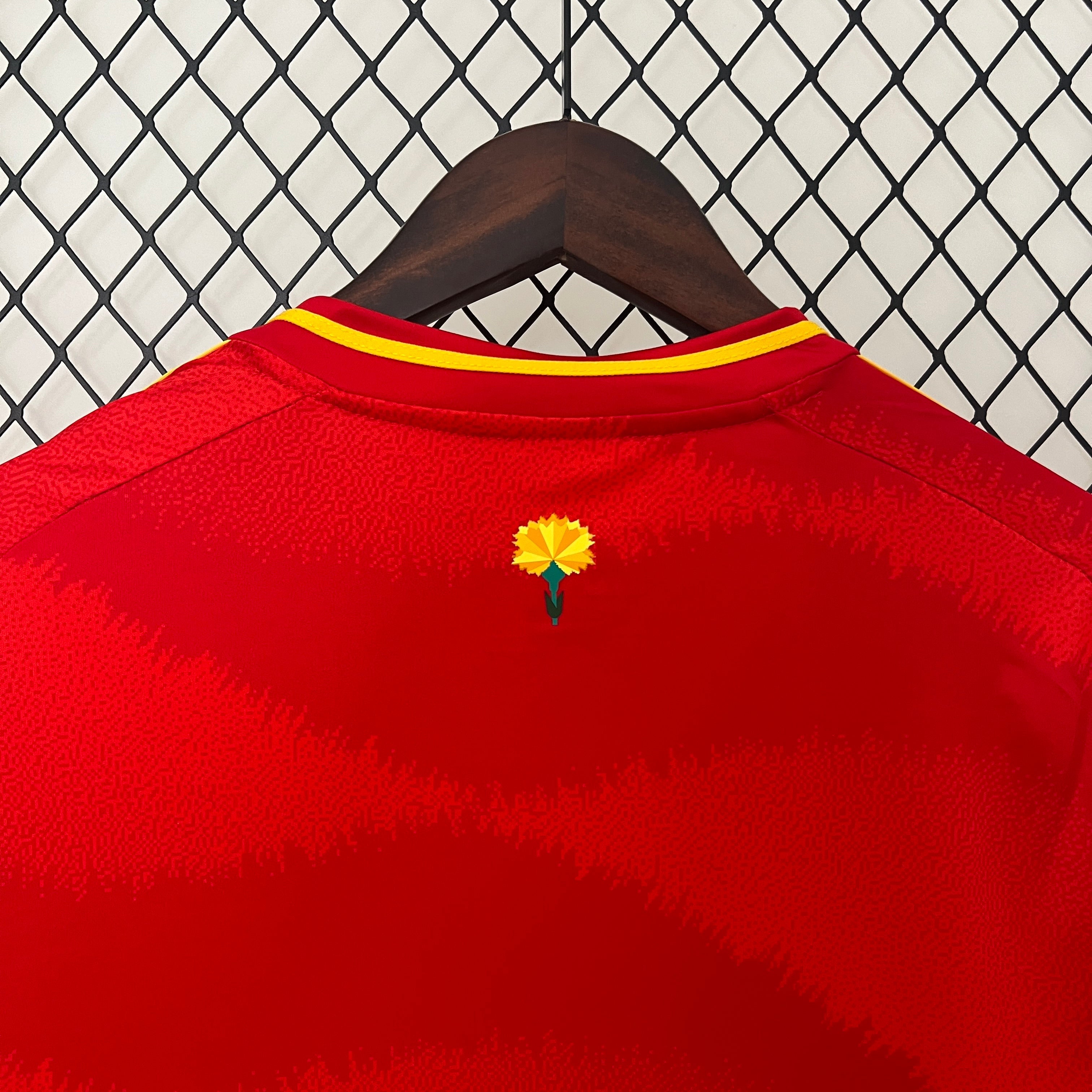Spain Dani Carvajal 20 Home Soccer Jersey Euro 2024
