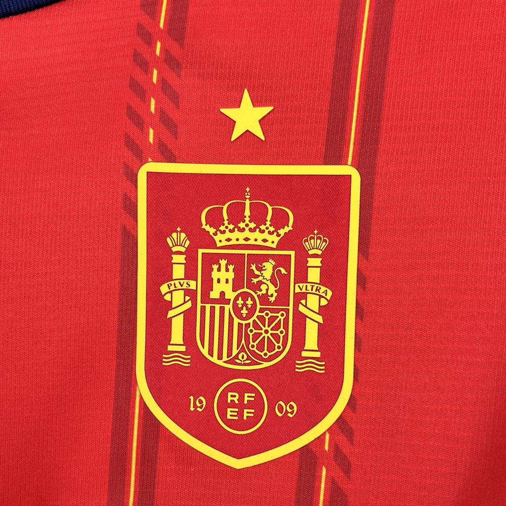 Spain Long Sleeve Home Soccer Jersey World Cup 2026