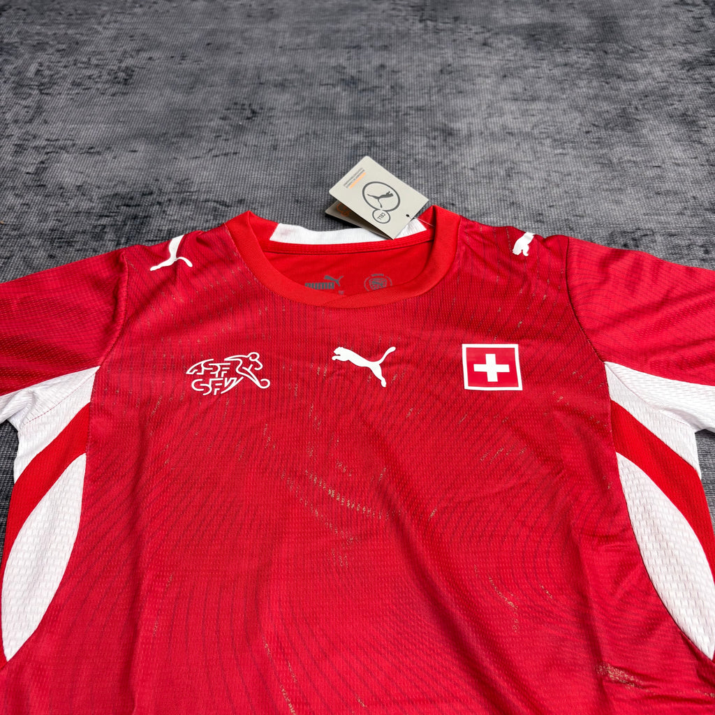 Switzerland Kids Home Soccer Jersey World Cup 2026