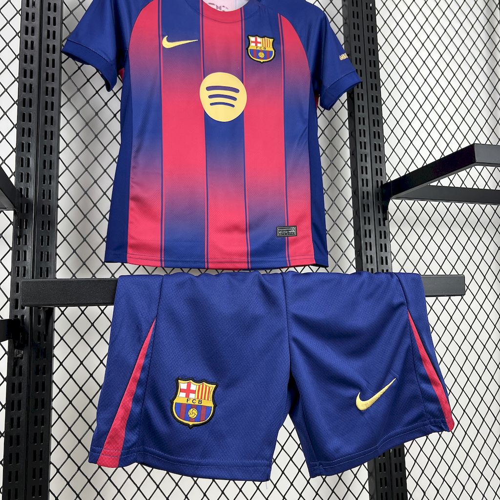FC Barcelona Lionel Messi 10 Kids Home Soccer Jersey 2025-2026