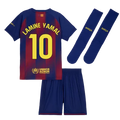 FC Barcelona Lamine Yamal 10 Kids Home Soccer Jersey 2025-2026
