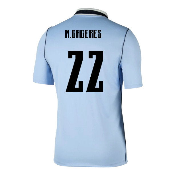 Uruguay Martin Caceres 22 Home Soccer Jersey World Cup 2026