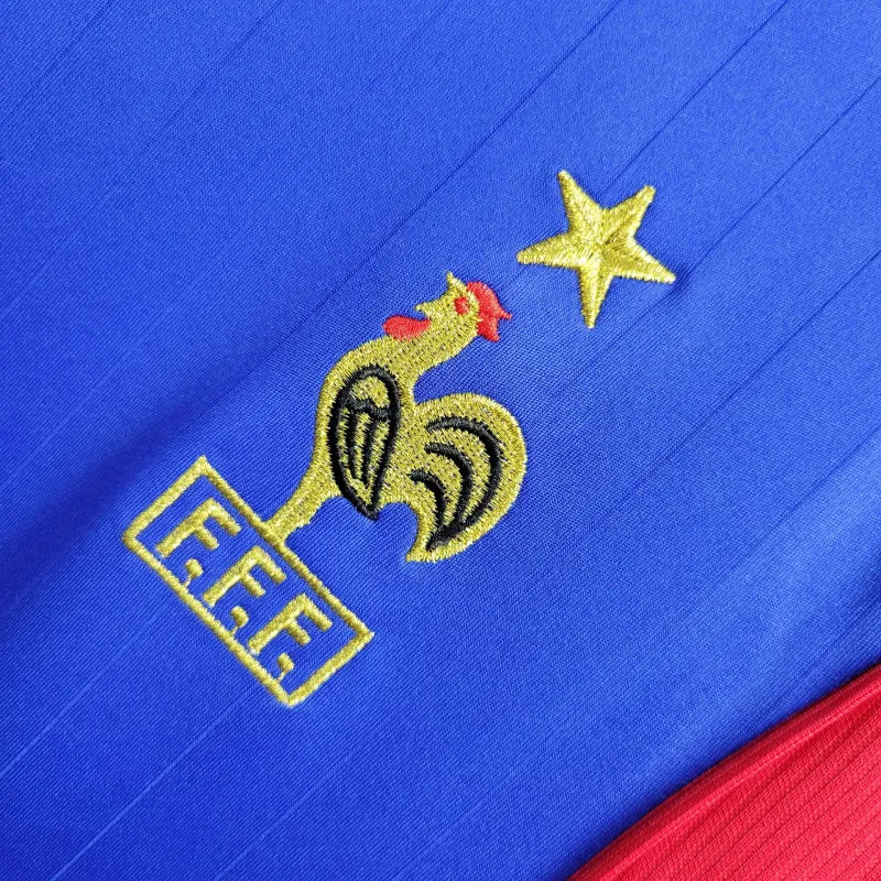 France Home Retro Soccer Jersey World Cup 2006