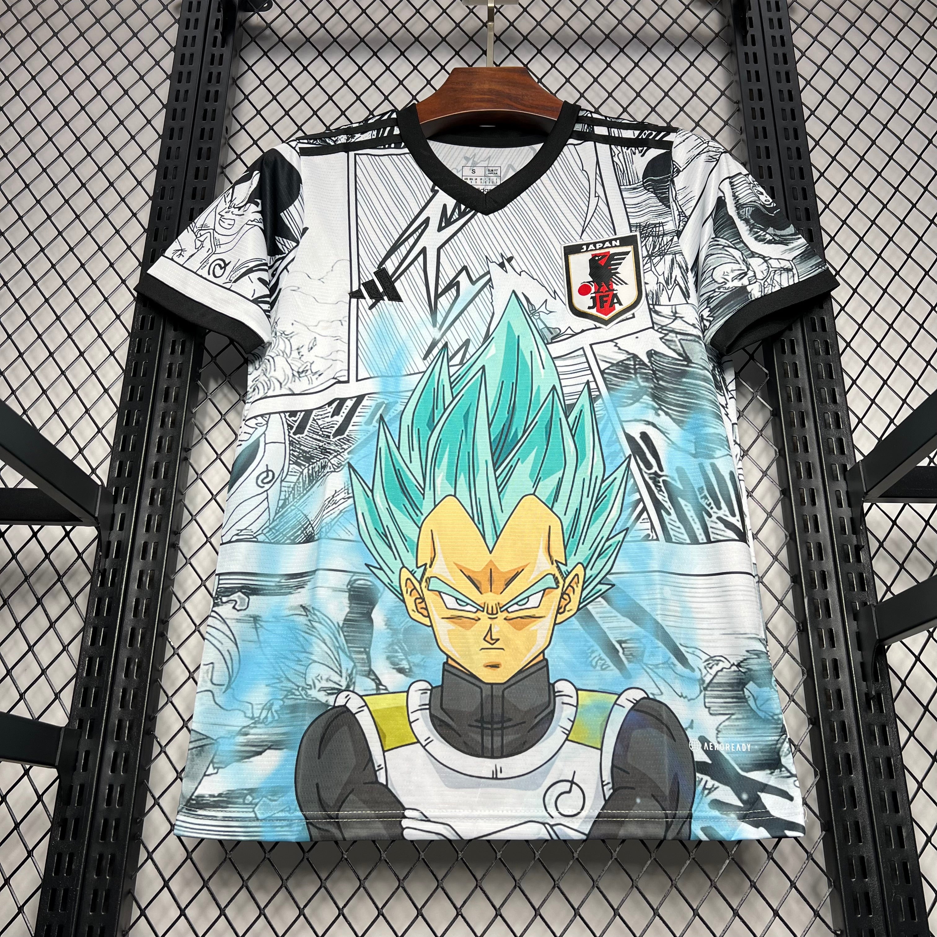 Japan X Dragonball Saiyajin Special Edition Soccer Jersey 2024/25 - White
