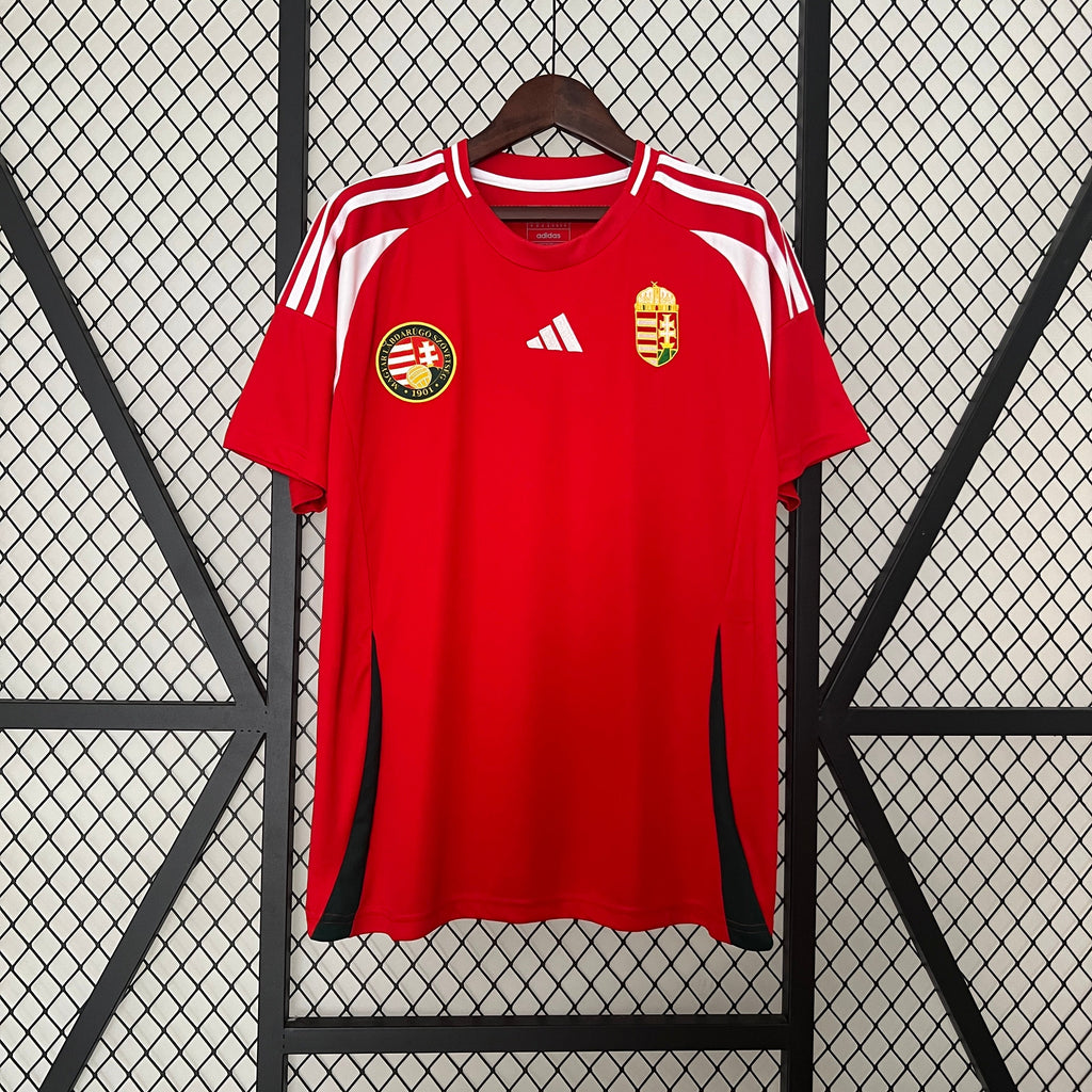 Hungary Dominik Szoboszlai 10 Home Soccer Jersey UEFA Euro 2024