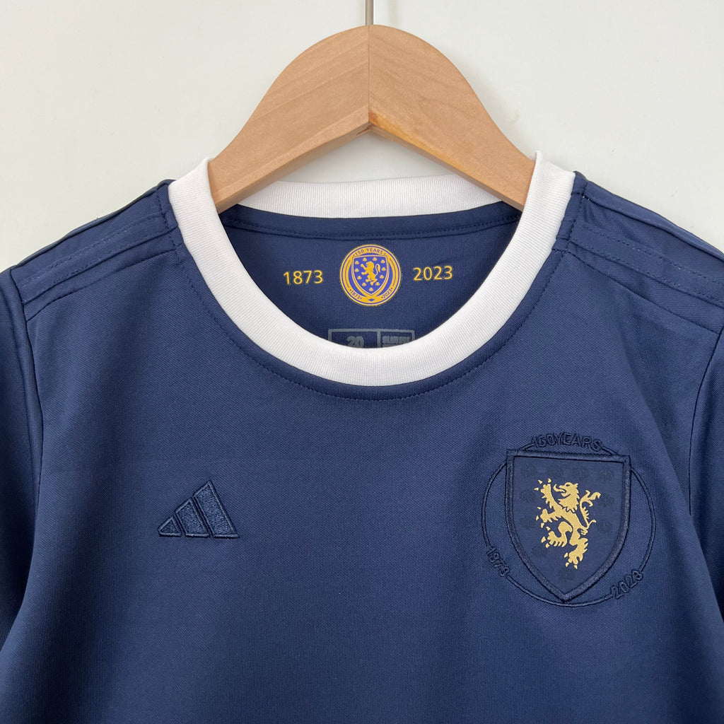 Kids & Junior Scotland 150th Anniversary Limited Edition Soccer Jersey Mini Kit 2023-24