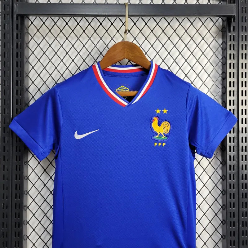 France Olivier Giroud 9 Kids Home Soccer Jersey Euro 2024