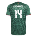 Mexico Chicharito 14 Home Soccer Jersey World Cup 2026