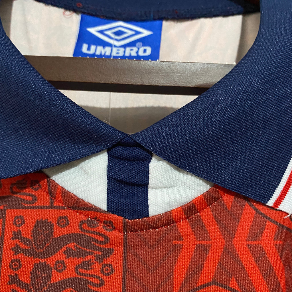 England Retro Away Soccer Jersey World Cup 1994