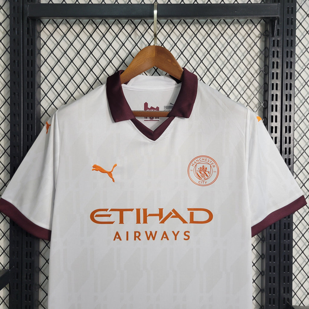 Man City Erling Haaland 9 Away Soccer Jersey 2023/24