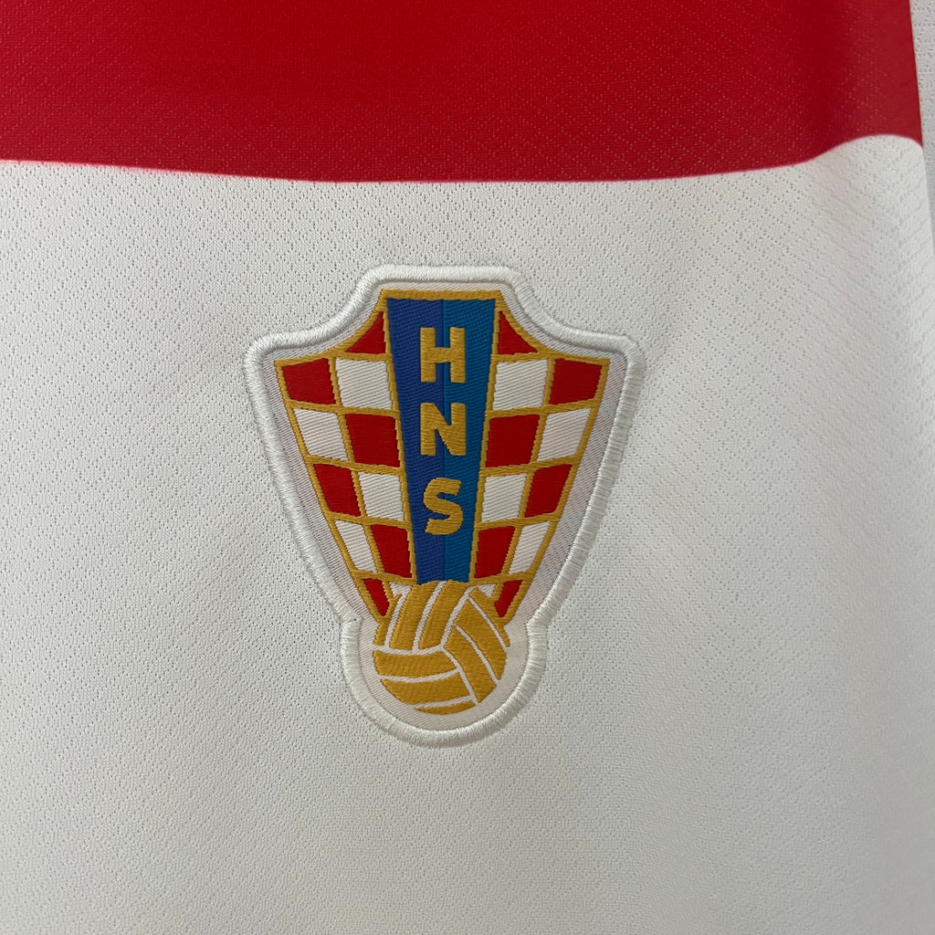 Croatia Lovro Majer 7 Home Soccer Jersey Euro 2024